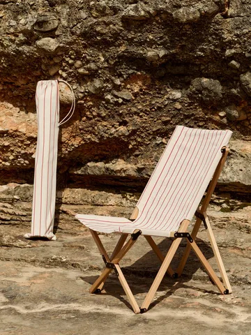 Outdoor Market folding chair - Beige-red - HAY