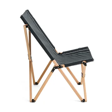 Outdoor Market folding chair - Black-beige - HAY