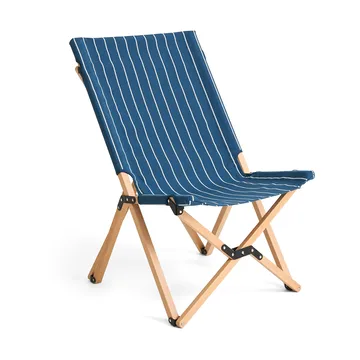 Outdoor Market folding chair - Blue-beige - HAY