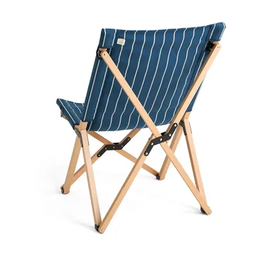 Outdoor Market folding chair - Blue-beige - HAY
