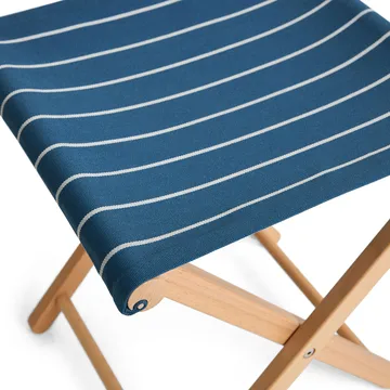 Outdoor Market folding stool - Blue-beige - HAY