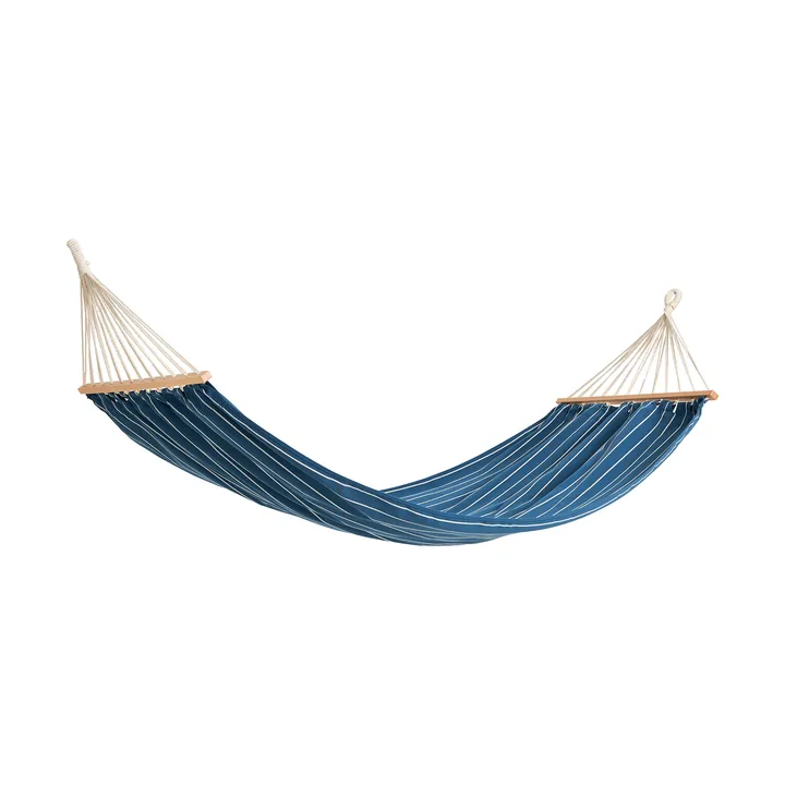 Outdoor Market hammock - Blue-beige, 210x100 cm - HAY