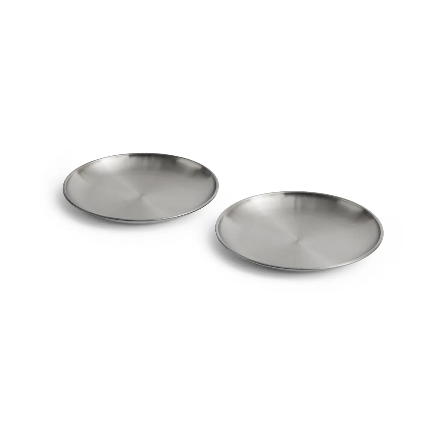 Outdoor Market plate, Stainless steel, Ø20 cm, 2-pack HAY