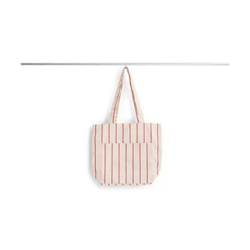 Outdoor Market tote bag - Beige-red, medium - HAY