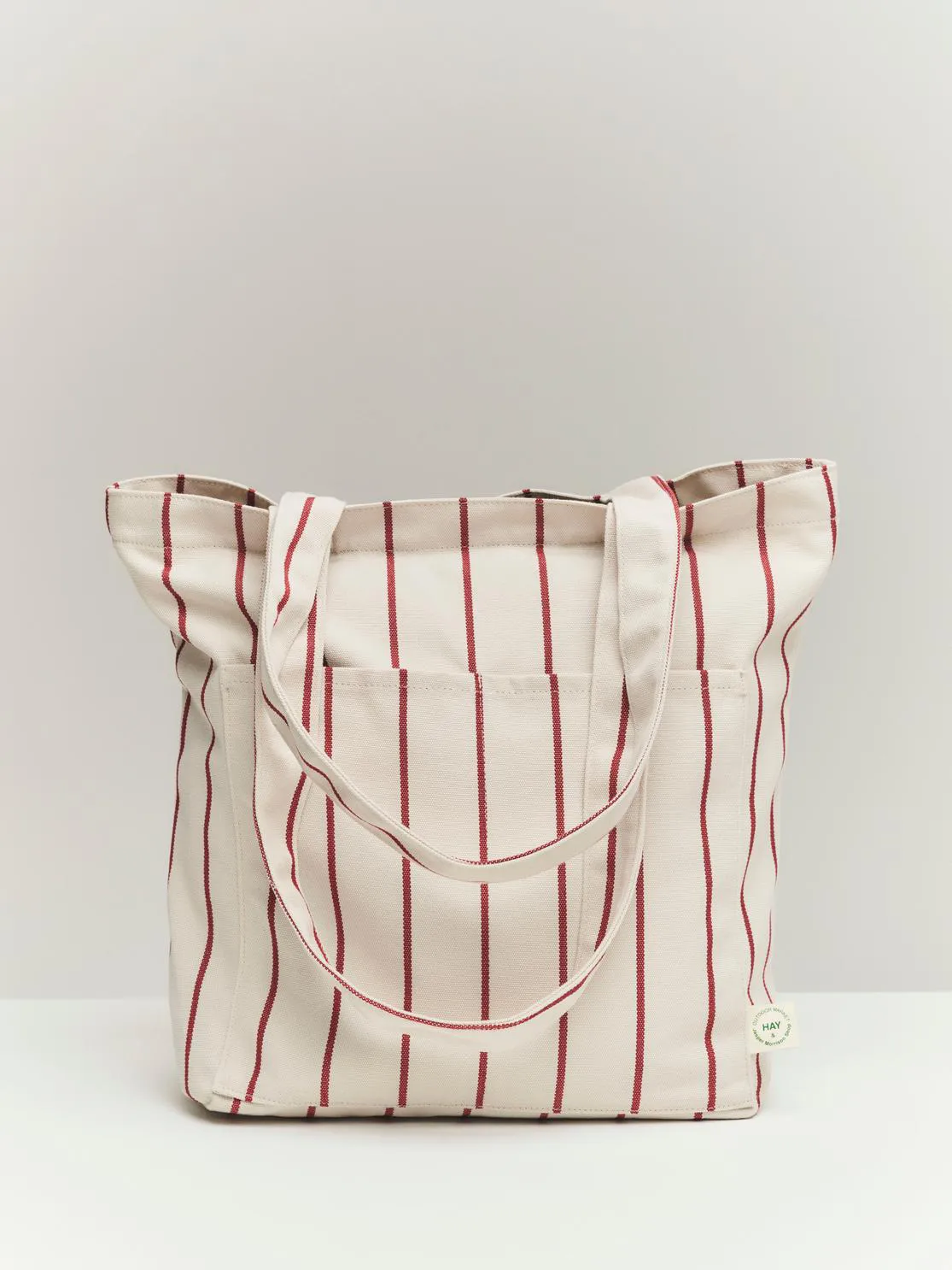 Outdoor Market tote bag, Beige-red, medium HAY