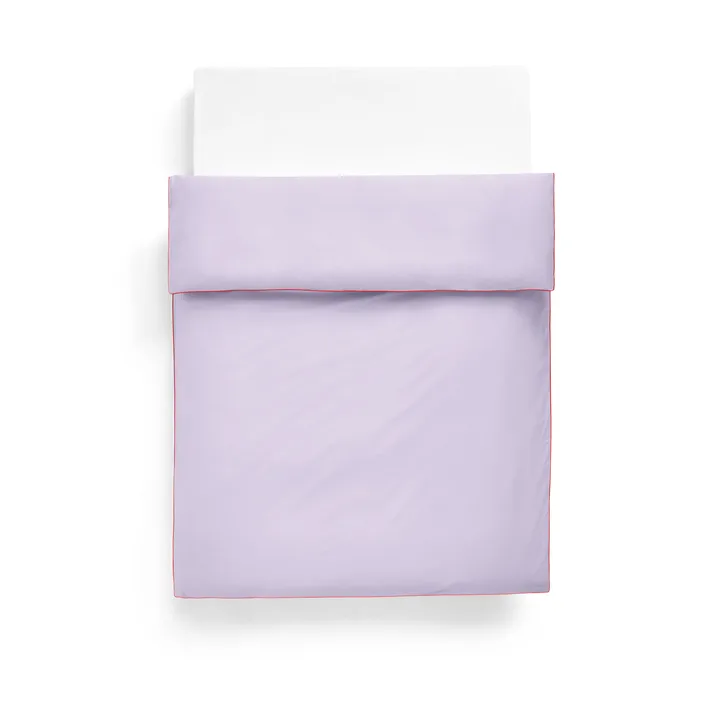 Outline duvet cover 150x210 cm - Lavender - HAY