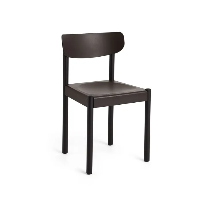 Pack Chair 10 chair - Iron black oak-graphite brown - HAY