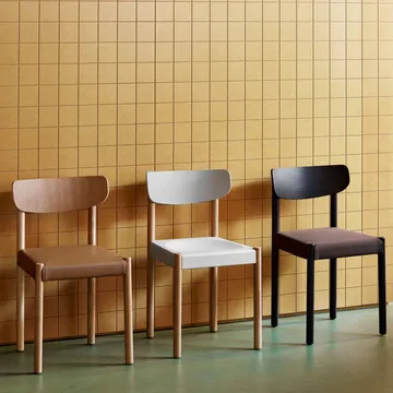 Pack Chair 11 chair - Oiled oak-ash blue-Steelcut 140 - HAY