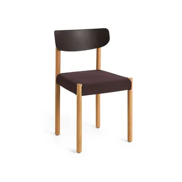 Pack Chair 11 chair - Oiled oak-graphite brown-Steelcut 695 - HAY