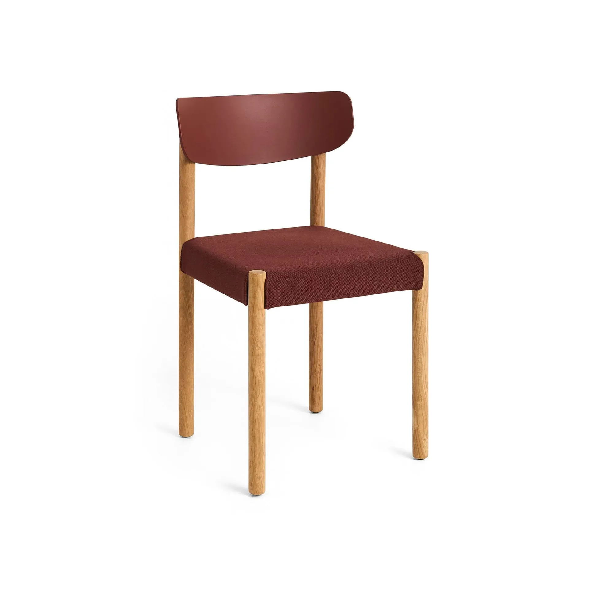 Pack Chair 11 chair, Oiled oak-hull red-Steelcut 655 HAY