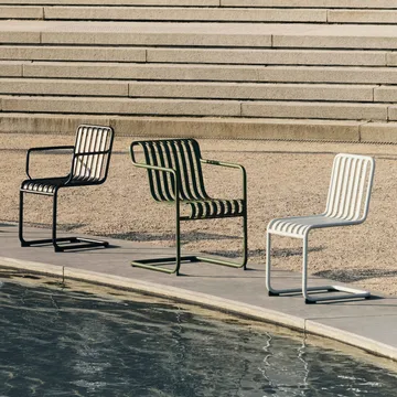 Palissade Cantilever armchair - Anthracite - HAY