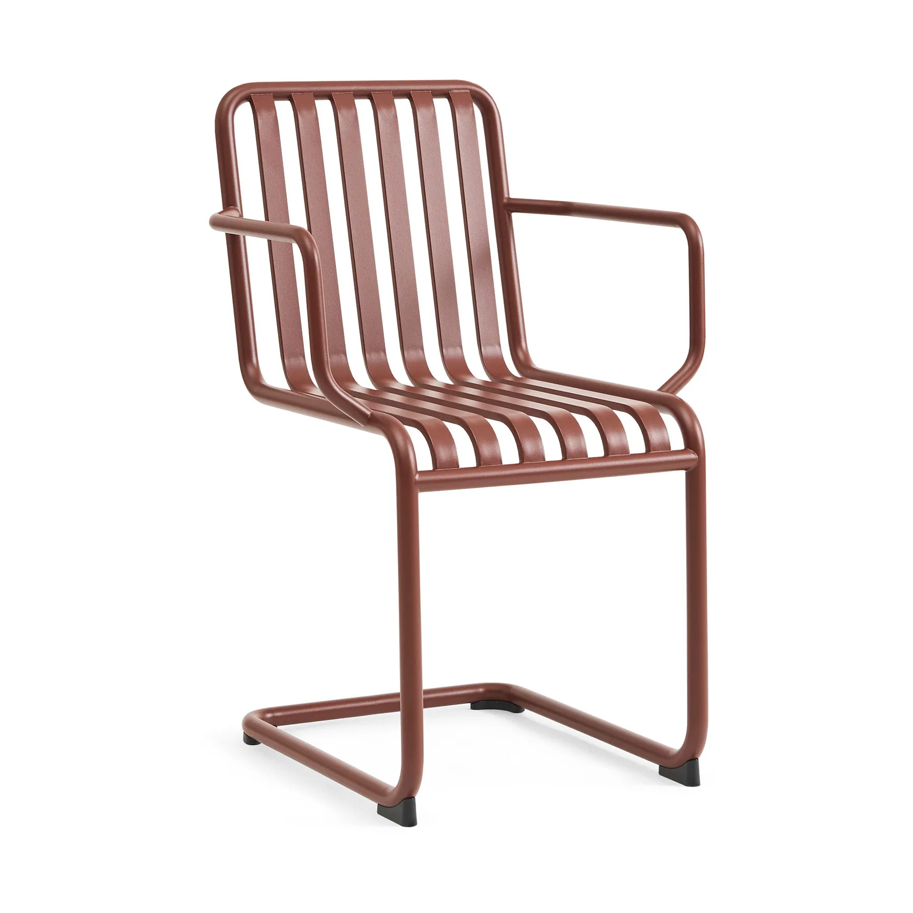Palissade Cantilever armchair, Iron red HAY