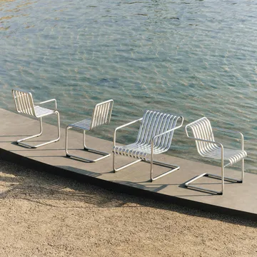 Palissade Cantilever chair - Hot galvanised steel - HAY