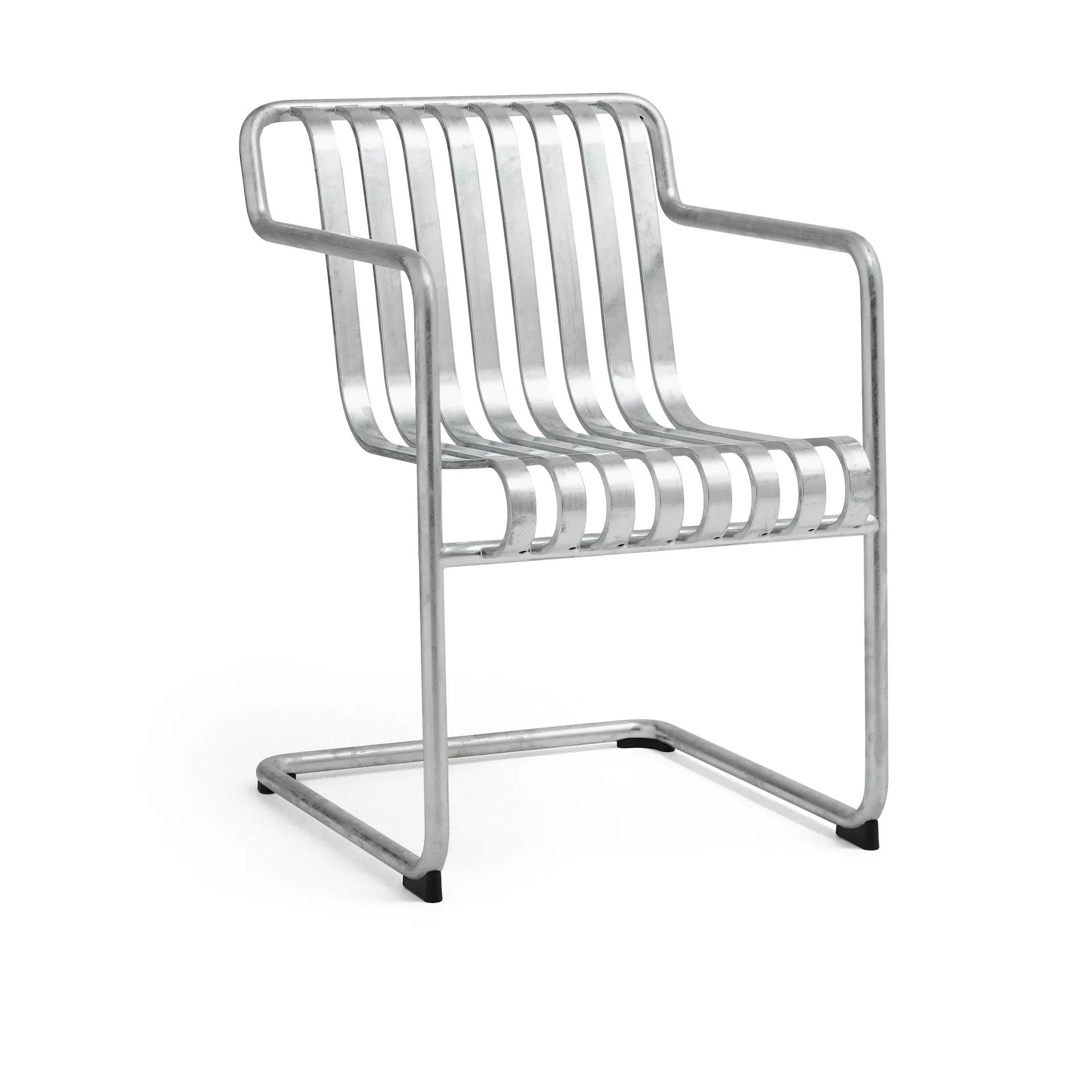 Palissade Cantilever Dining armchair, Hot galvanised steel HAY