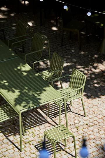 Palissade dining set 2 Dining armchair + bench 170x90 cm olive - HAY