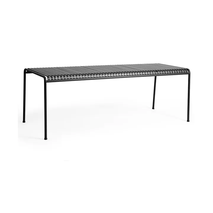 Palissade dining table 220x90 cm - Anthracite - HAY