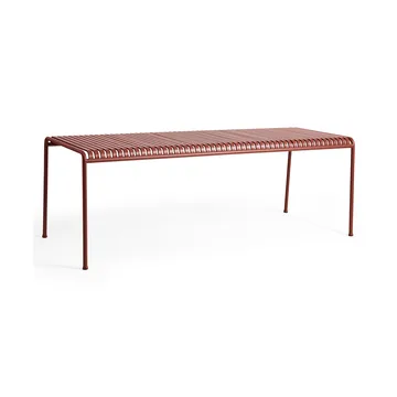 Palissade dining table 220x90 cm - Iron red - HAY