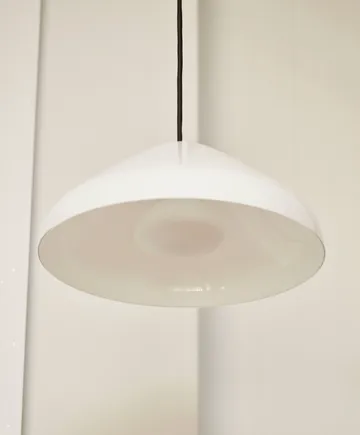 Pao Glass pendant lamp Ø35 cm - White-opalglass - HAY