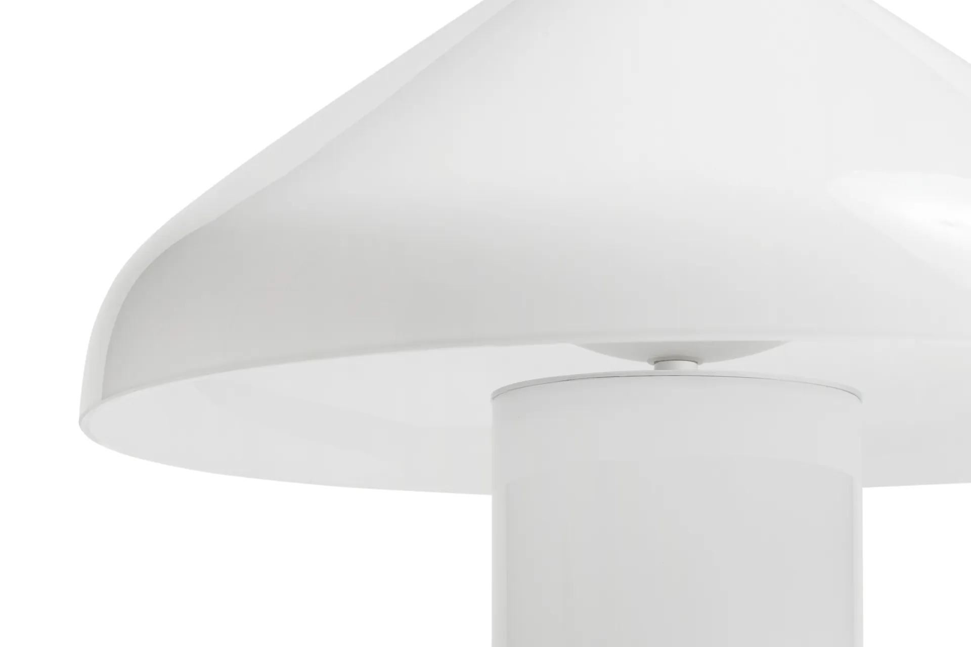 Pao Glass table lamp Ø35 cm, White-opal glass HAY