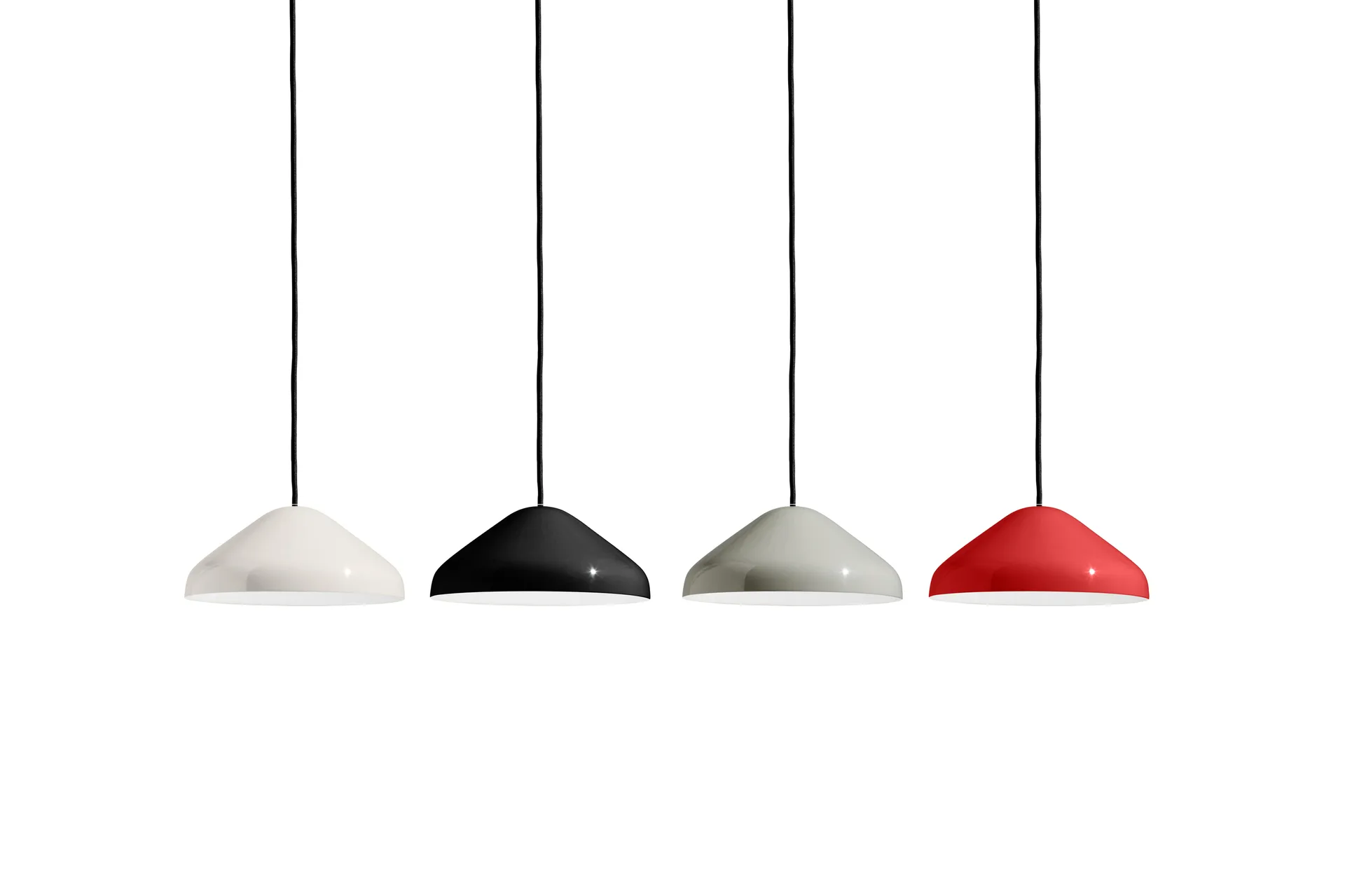 Pao Steel pendant lamp Ø23 cm, Soft black HAY