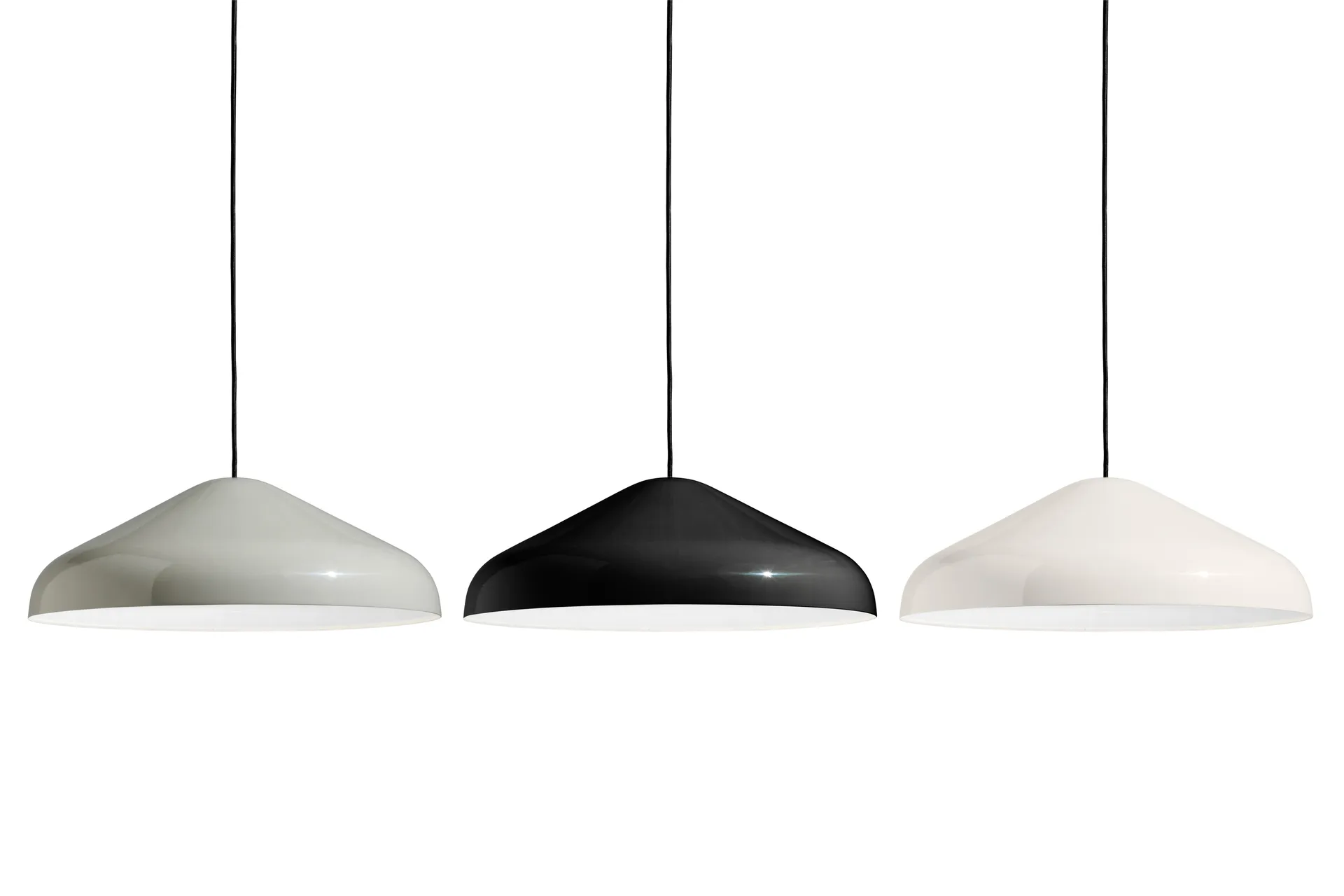 Pao Steel pendant lamp Ø47 cm, Soft black HAY