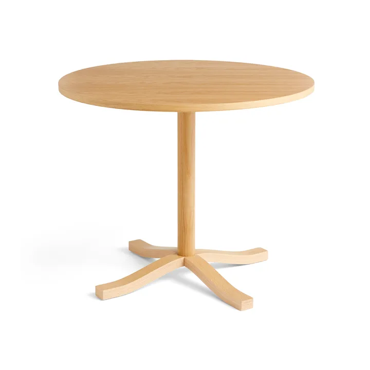 Pastis Table dining table Ø90 - Lacquered oak - HAY