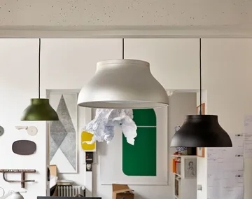 PC pendant lamp M Ø40 cm - Soft black - HAY