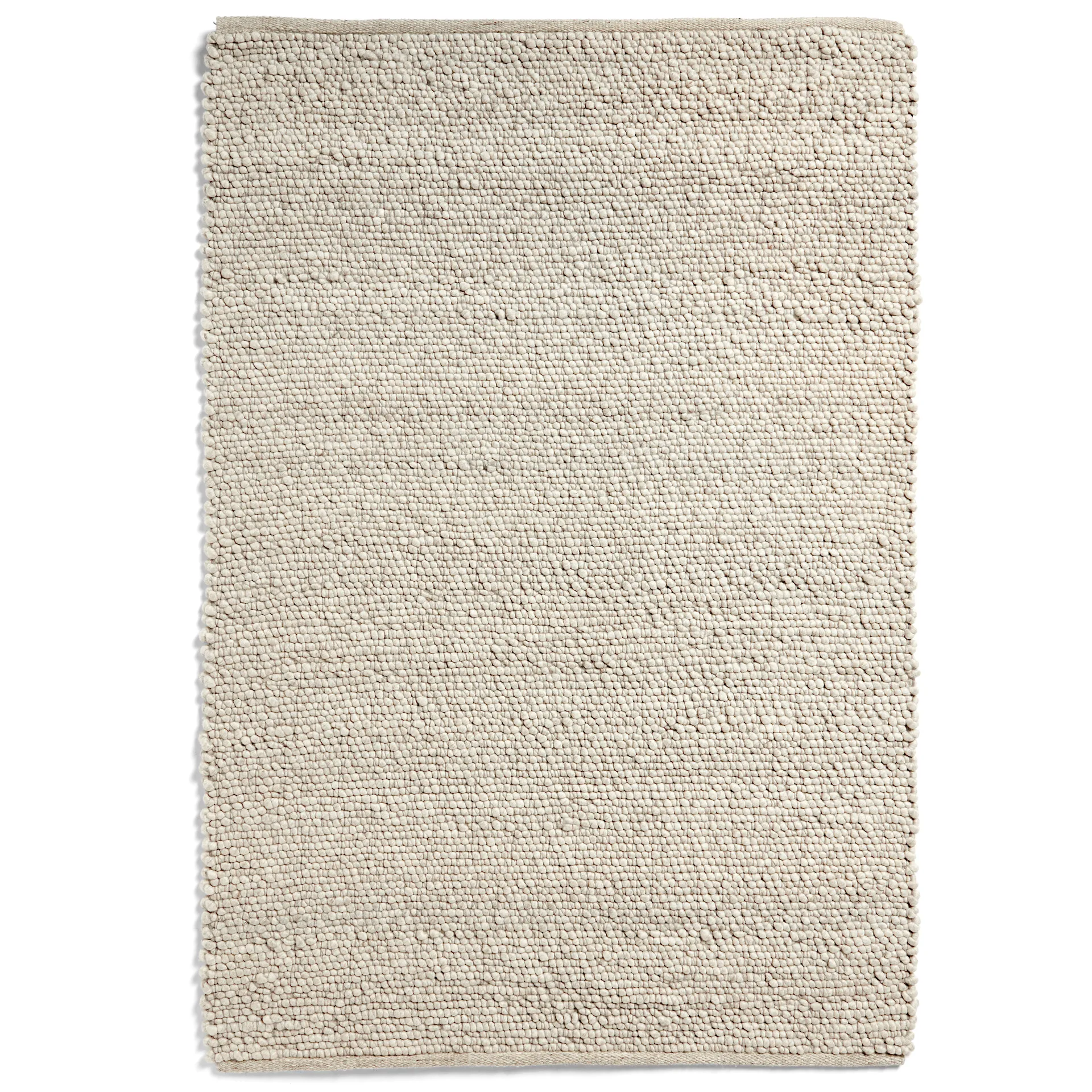Peas Random wool rug 170x240 cm, Soft grey HAY