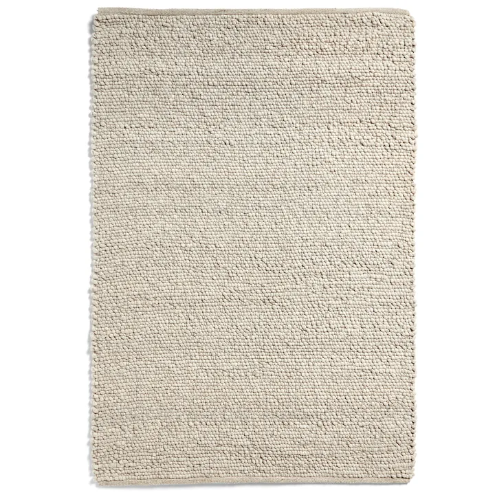 Peas Random wool rug 170x240 cm - Soft grey - HAY