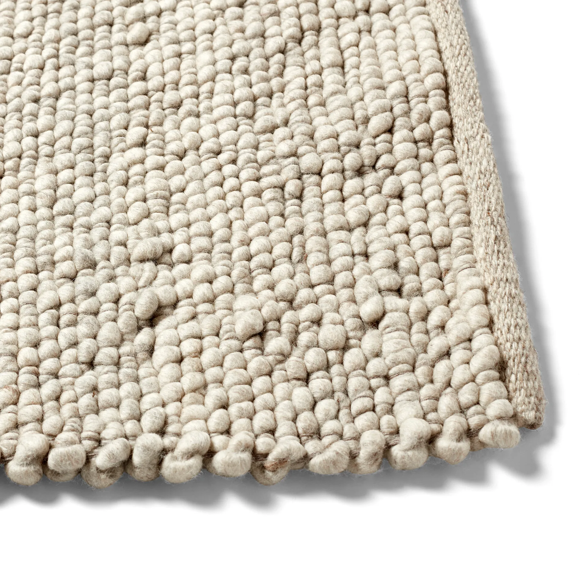 Peas Random wool rug 200x300 cm, Soft grey HAY