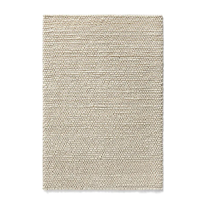 Peas wool rug 140x200 cm - Soft grey - HAY