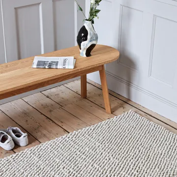 Peas wool rug 200x300 cm - Soft grey - HAY