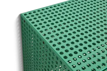 Perforated Cabinet wall cabinet small - Soft jade - HAY