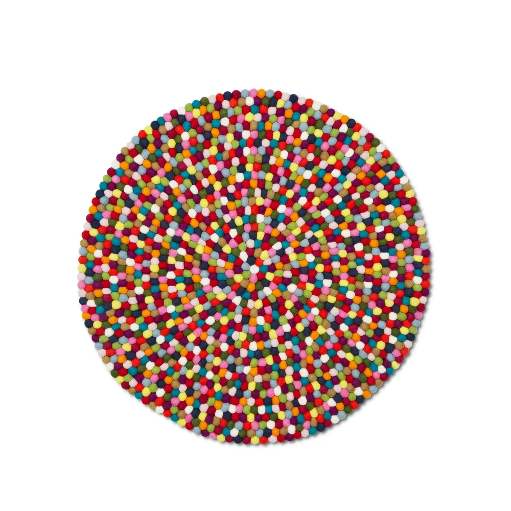 Pinocchio rug round, Multi, 90 cm HAY