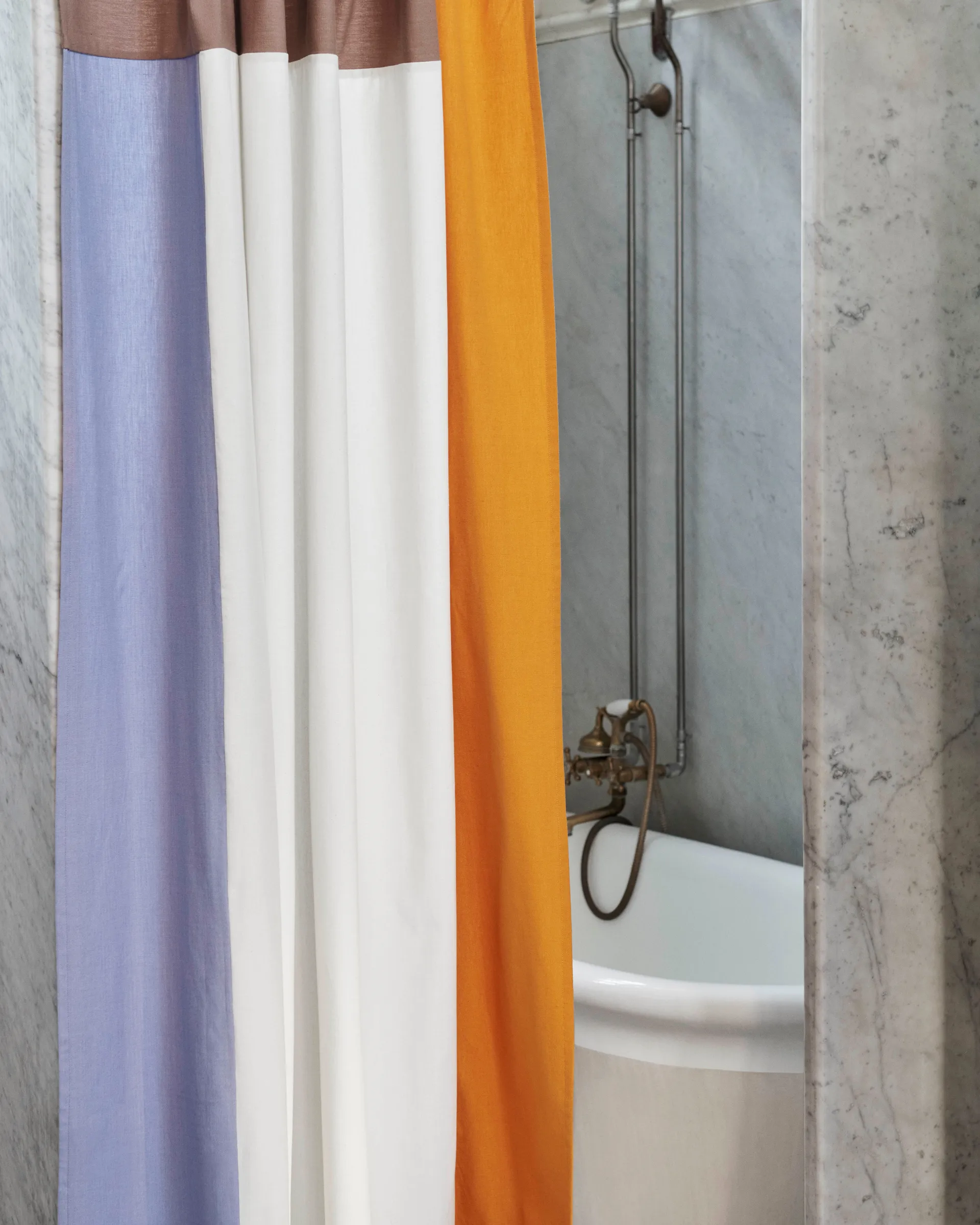 Pivot shower curtain 180x200 cm, Cream HAY