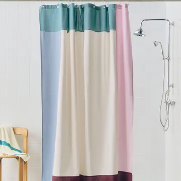 Pivot shower curtain 180x200 cm - Multi pink - HAY