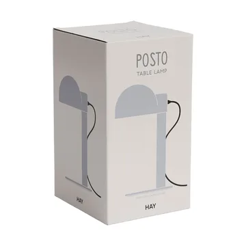 Posto table lamp - Silver grey - HAY