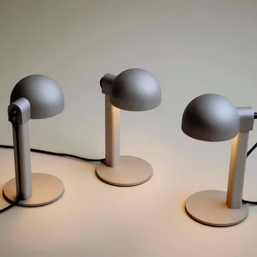 Posto table lamp - Silver grey - HAY