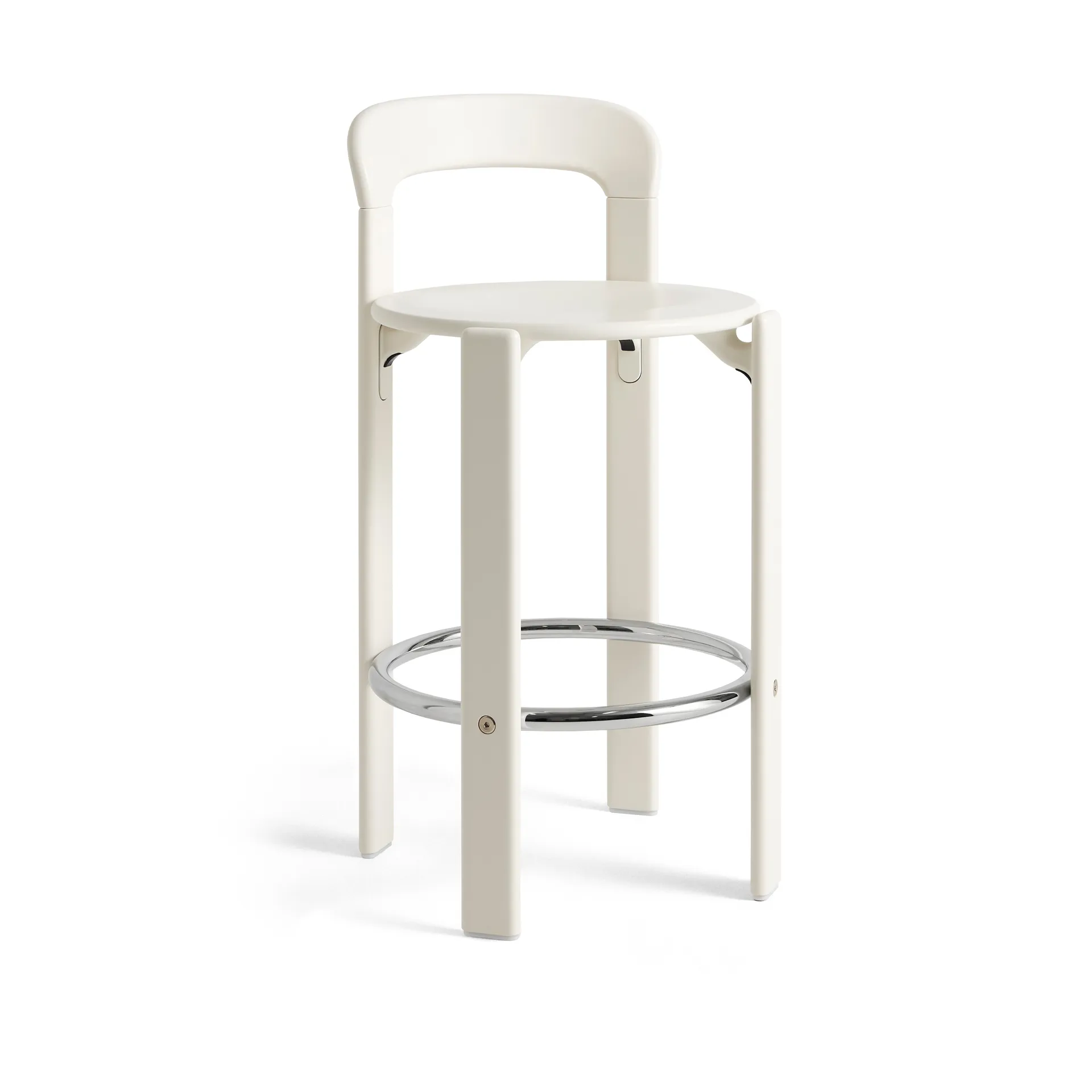 Rey bar stool low 65 cm, Cream white HAY