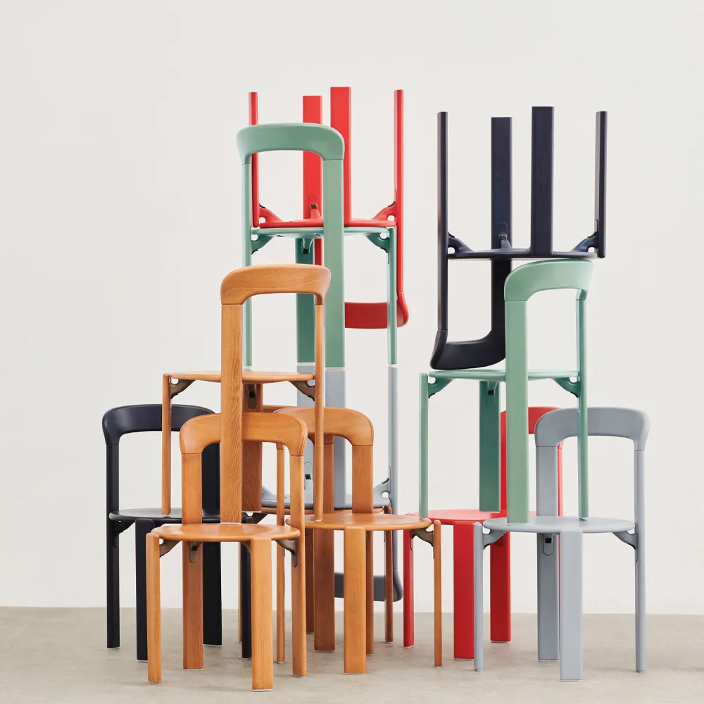 Rey chair, umber brown HAY
