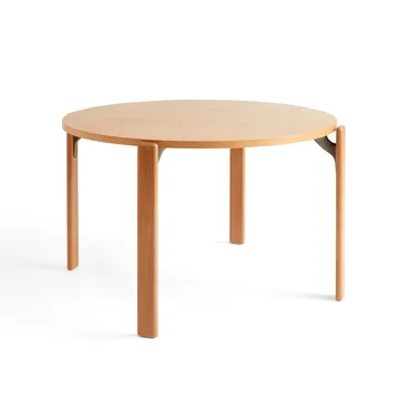 Rey dining table Ø128 cm - golden - HAY