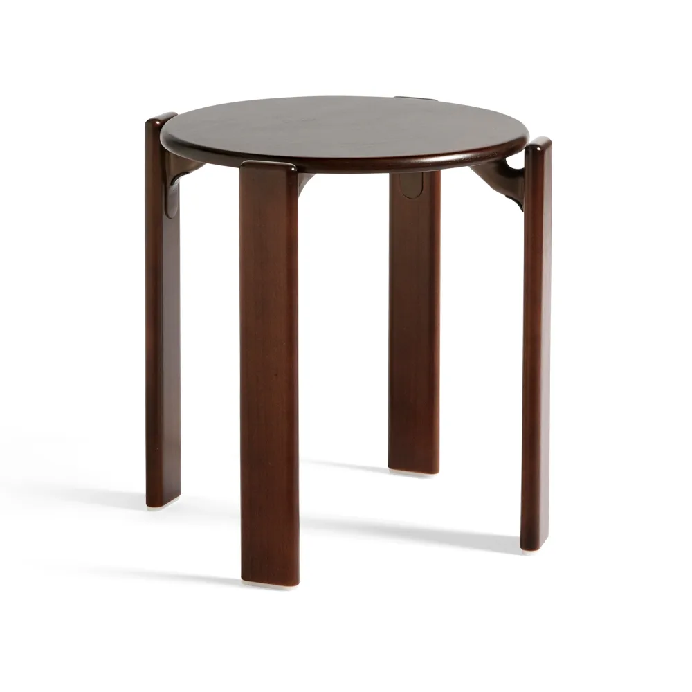 Rey stool Ø46,5x46 cm, Umber brown HAY