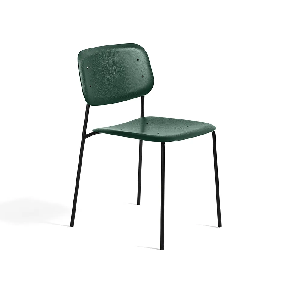 Soft Edge 40 chair, Hunter-black steel frame HAY