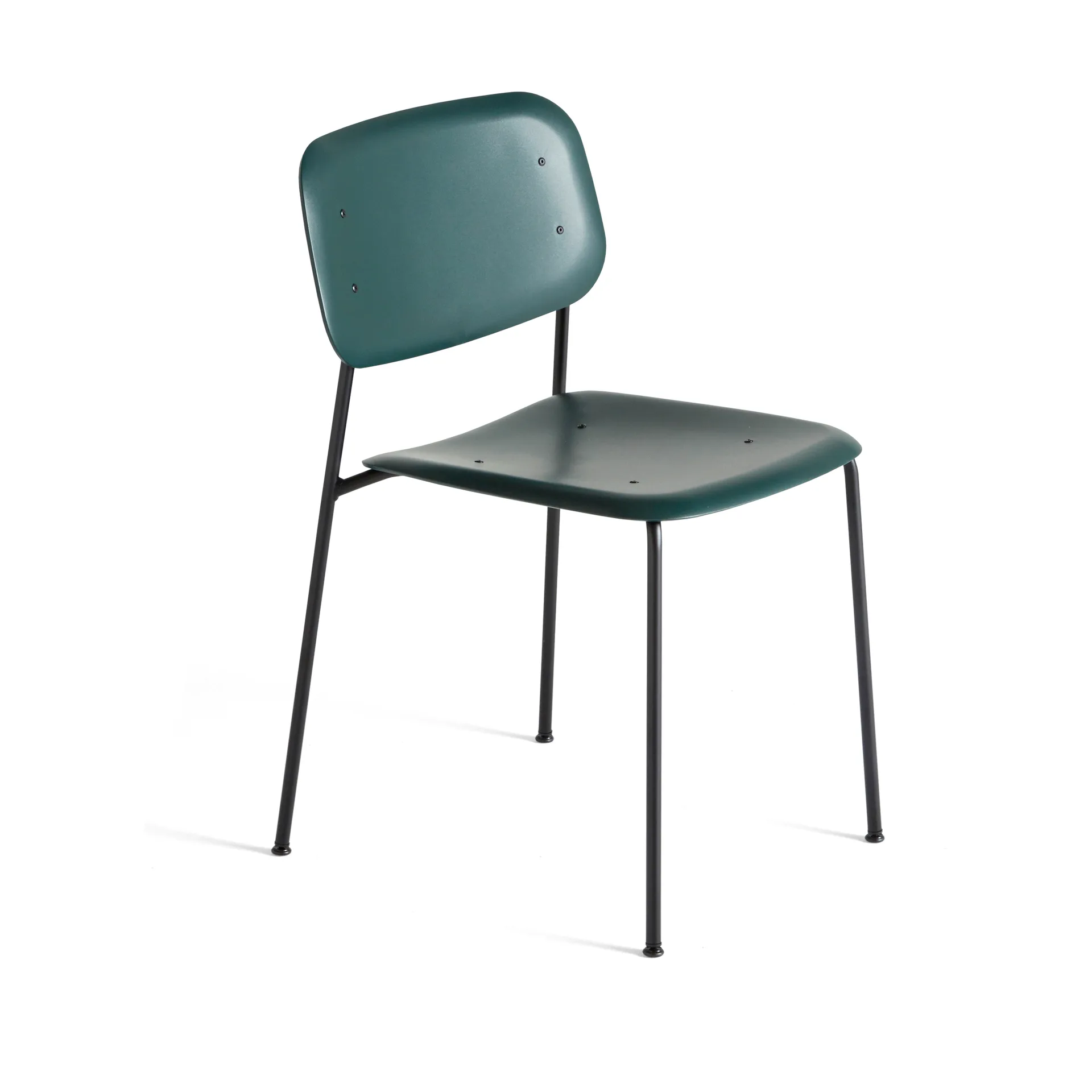 Soft Edge 45 chair, Hunter-black steel frame HAY