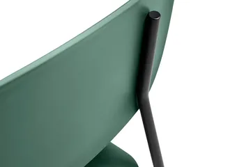 Soft Edge 45 chair - Hunter-black steel frame - HAY
