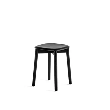 Soft Edge 72 stool - Black oak-black oak frame - HAY