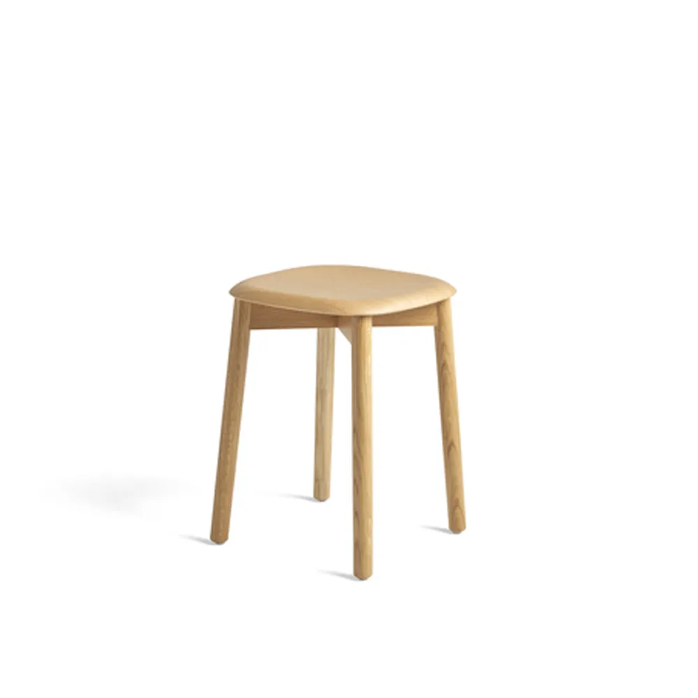 Soft Edge 72 stool, Oak-oak frame HAY