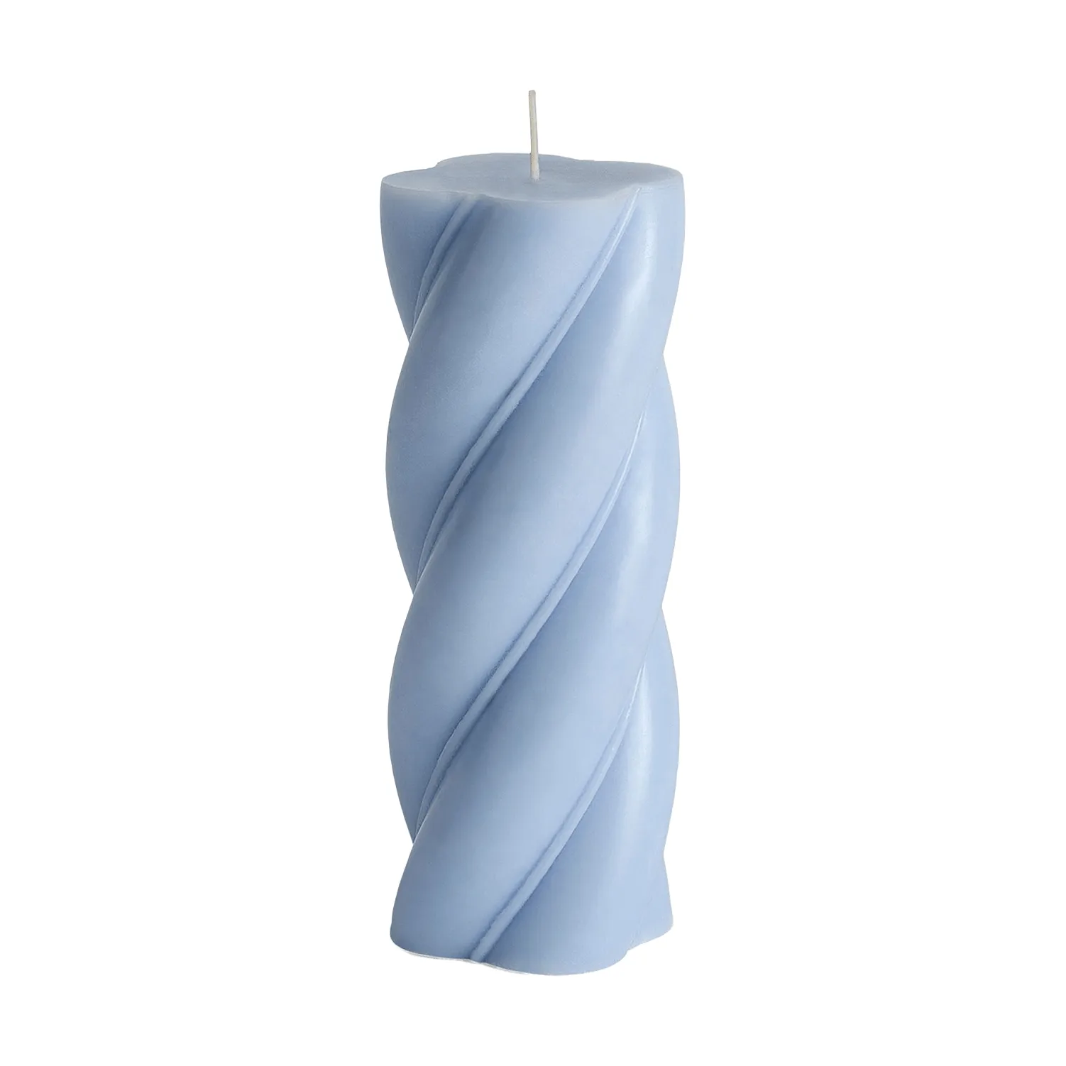 Soft Serve Candle pillar candle, Light blue, Ø7.8x19.5 cm HAY