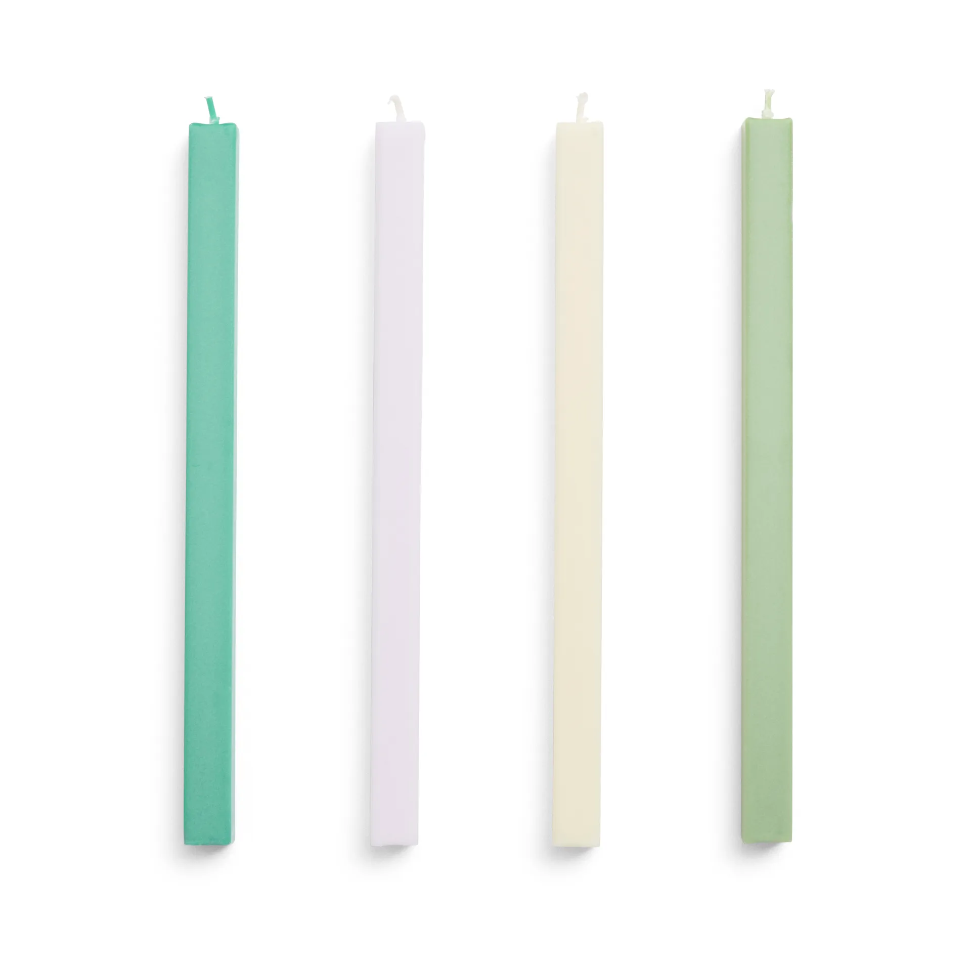 Square Candle light mix 4-pack, Pastel HAY
