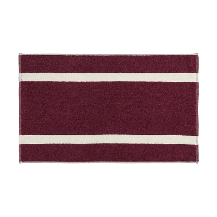 Stripe bath mat - Burgundy, 50x80 cm - HAY